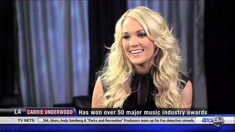 Carrie Underwood Hints An American Music Awards Performance In New Axstv Interview 2012 Youtube