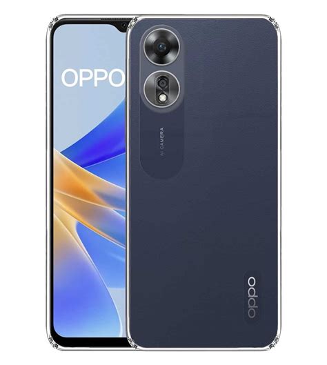 Coverage Rubber Back Cover For Oppo A58 5g 2022 Transparent Amazon