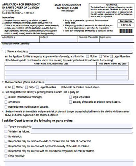 How to file for emergency custody in california. Free Sample Letter Of Temporary Guardianship | Master Template