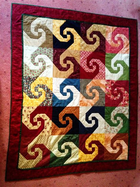 Snail Trail Quilt 2006 Quilt Patterns House Quilt Patterns Scrap