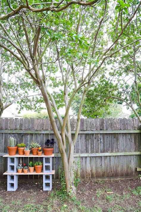 Easy Outdoor Plant Stand (Made With Cinder Blocks!) | Plant stands