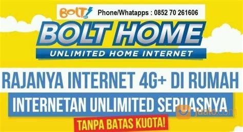 Gratis Pasang Internet Wifi Bolt Home Cuma Bayar Paket 199rbbulan Di