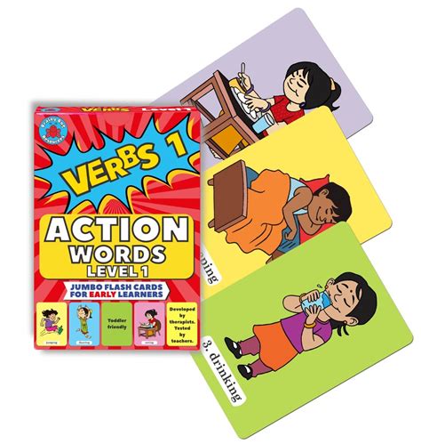 Buy Brainy Bug Resources 30 Action Words Kids Vocabulary Level 1