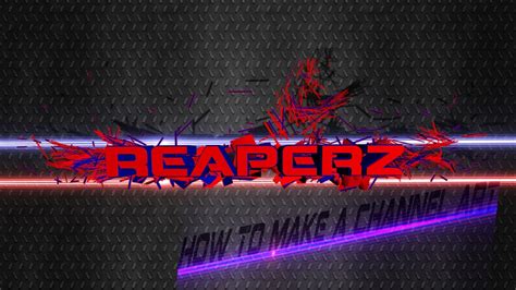 Photoshop How To Create A Youtube Channel Artbanner Youtube