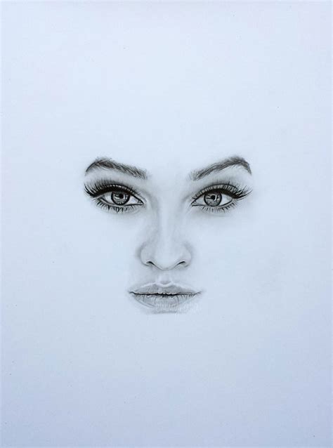 Drawing Barbara Palvin With Faber Castell Graphite Pencils Pencil