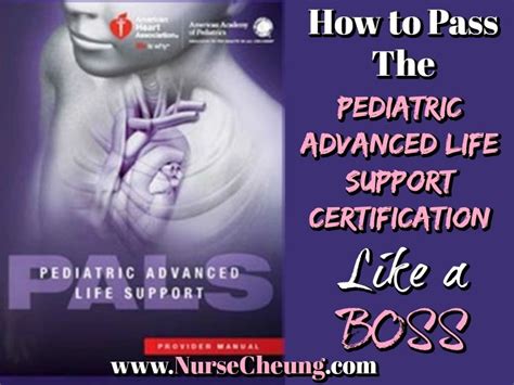 How To Pass The Pediatric Advanced Life Support Certification Pals
