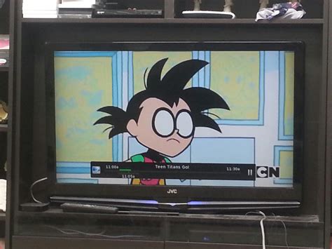 Whether goku picked up the technique through mimicry, king kai's training, or simply through his saiyan physiology, we may never know. Watching teen titans go, and this showed up, remind you of ...