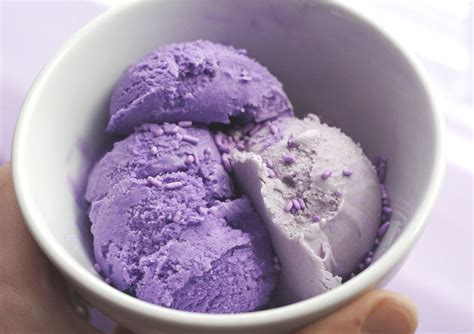 Purple Ice Cream Recipe Ice Cream Lavender Aesthetic Purple Aesthetic