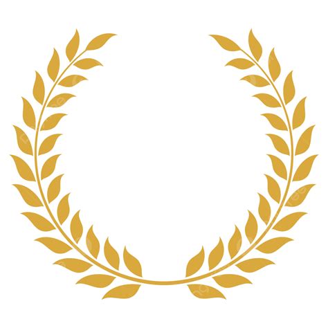 Simbol Padi Emas Dengan Warna Gradasi Vektor Padi Padi Kapas Logo