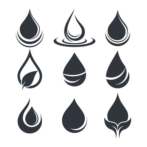 Water Drop Logo Images 3447878 Vector Art At Vecteezy