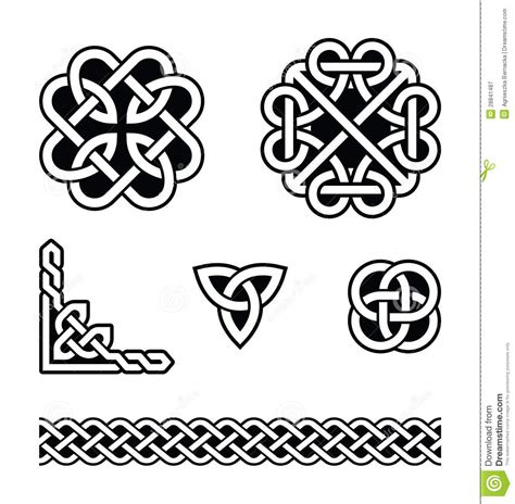 10 Celtic Border Designs Vector Images - Celtic Knot Border Patterns, Celtic Border Design ...