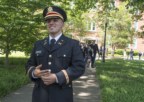 Rotc Cadet Becomes Second Lieutenant Engaged In One Great Afternoon Article The United