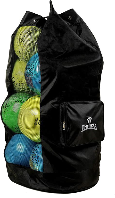 Thorza Mesh Soccer Ball Bag For Coaches Large Soccer