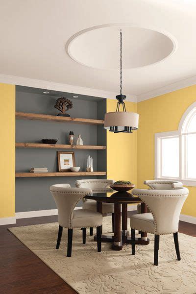 Color Of The Month March 2015 Custard Yellow Dining Room Colors