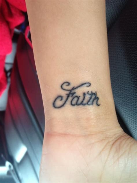 Faith Wrist Tattoos Designs Ideas And Meaning Tattoos For You