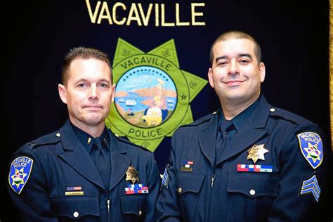 Vacaville Police Department Promotes Two The Vacaville Reporter
