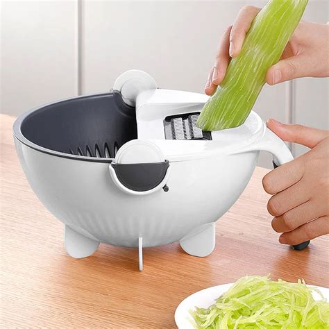 Amazon 9 In 1 Multifunction Vegetable Cutter With Drain Basket Magic