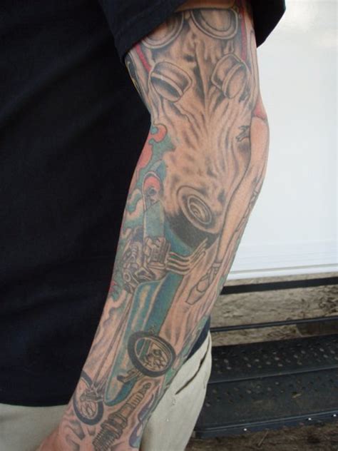 Drag Racing Car Tattoo On Arm Tattooimagesbiz