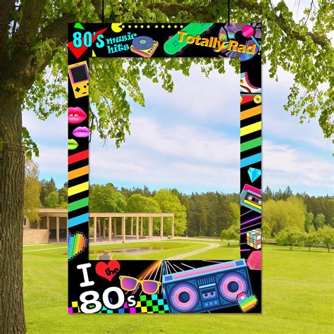 I Love 80s Photo Booth Frame 80s Music Hits 36x24inch Funshowcase
