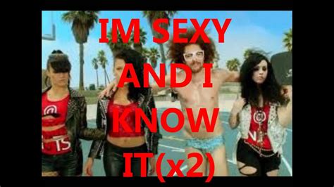 Sexy And I Know It Lyrics Lmfao Youtube