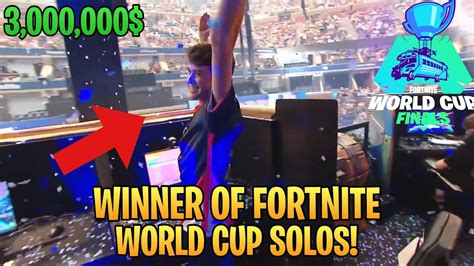 Bugha Reaction On Winning 3 Million Dollars Fortnite World Cup Solo