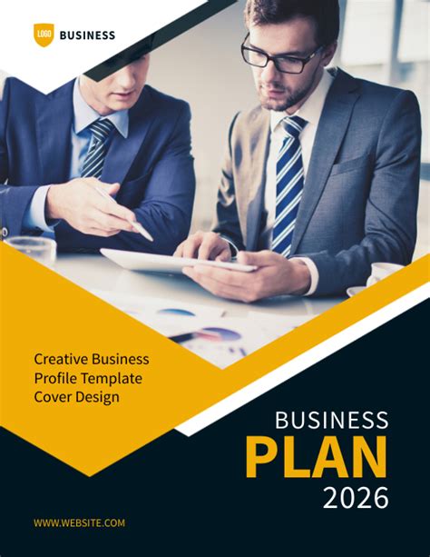 Business Plan Cover Template Postermywall