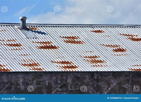 Rusty Corrugated Sheet Metal Roof Stock Photo Image Of Corrugated