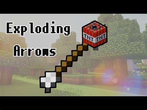 Click on one of the points. How to make EXPLODING ARROWS in Minecraft - YouTube
