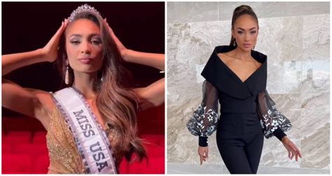 r bonney gabriel the first filipino american miss texas usa is crowned winner of miss usa