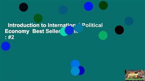 Introduction To International Political Economy Best Sellers Rank 2