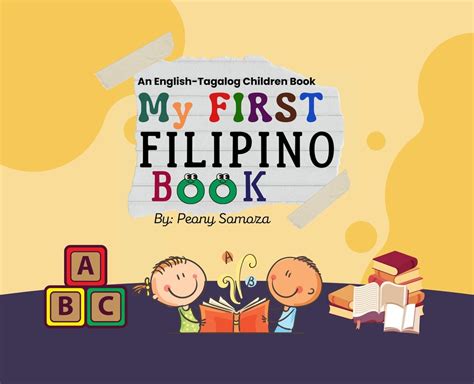 My First Filipino Book English Tagalog Children Book Words Learning