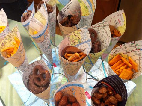 Decorations for your retirement party Travel party..map (hold snacks) #timelesstresasure | Baby ...