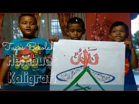 Cara Membuat Kaligrafi Arab Nama Sendiri