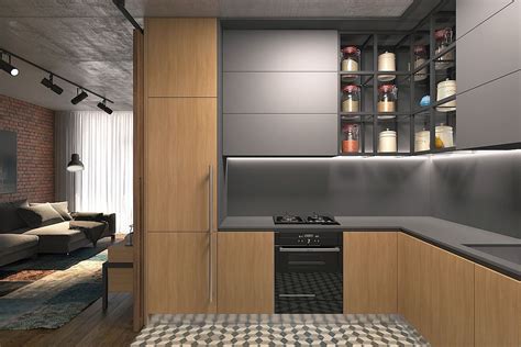5 Small Studio Apartments With Beautiful Design Small Kitchen Design