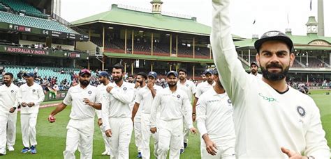 Indian cricket team celebrates their series win over australia after play was called off on day 5 of fourth test in sydney. India Won Historic Cricket Test Series in Australia & Won ...