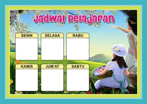 Satu tinjauan di pulau pinang olehafizahbinti md yuso. TEMPLATE JADWAL PELAJARAN
