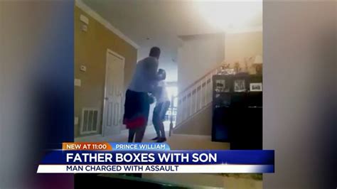 Father Charged With Assault After Video Shows Him Boxing Son For Punishment