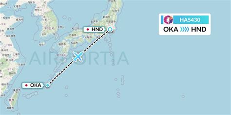 HA5430 Flight Status Hawaiian Airlines: Naha to Tokyo (HAL5430)