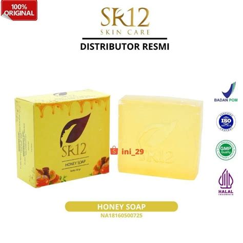 jual honey soap sr12 sabun wajah sabun muka pencerah kulit kering dan sensitif shopee