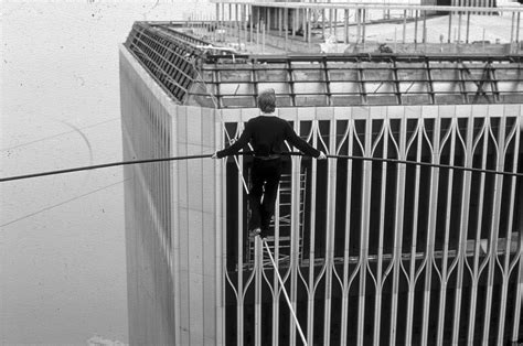 Philippe Petits Real Life Walk Between The Twin Towers In Pictures