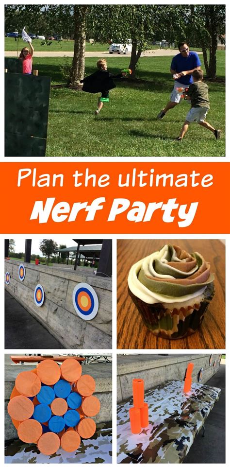 The Ultimate Nerf Battle Birthday Party Sometimes Homemade