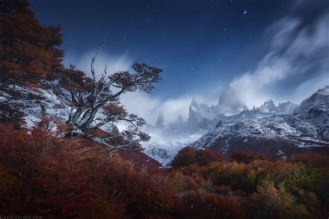 Fitzroy Moonlight Landscape Photography Cool Landscapes Photo Site