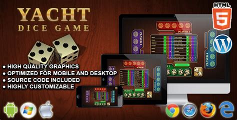 Yacht Dice Game Html5 Board Game By Codethislab Codecanyon
