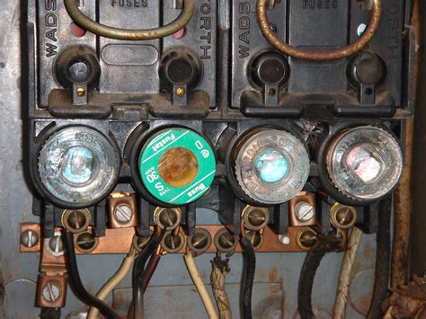 Never replace a fuse with a larger size. Old Electrical Fuse Box | A view of an old Electrical Box ...