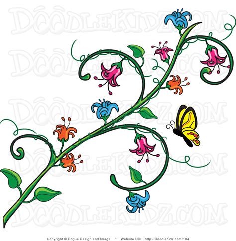 Rose Vine Clip Art Free Download On Clipartmag