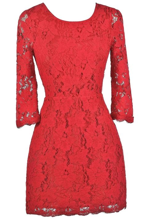 cute red dress red lace dress red dress boutique dress cute valentine s day dress lily boutique
