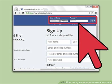 3 Ways To Log Into Multiple Facebook Accounts Wikihow