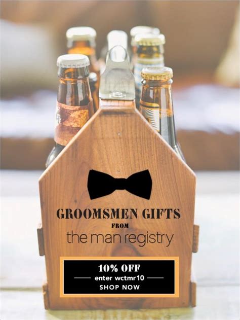 You can pick out the groom's favorite characters from the show or get a set of 6. Groomsmen Gift Ideas - Weddbook