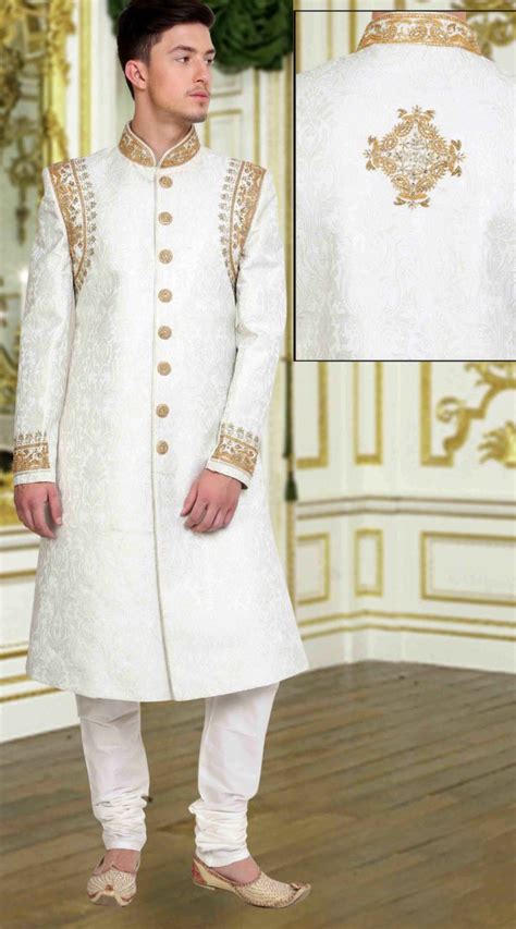 Gold Embroidered Wedding Sherwani Dtwsh635