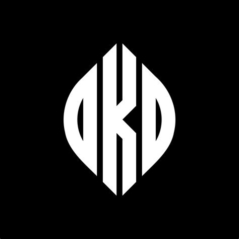 Diseño De Logotipo De Letra De Círculo Dkd Con Forma De Círculo Y